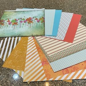 Loose Scrapbook Paper Bundle